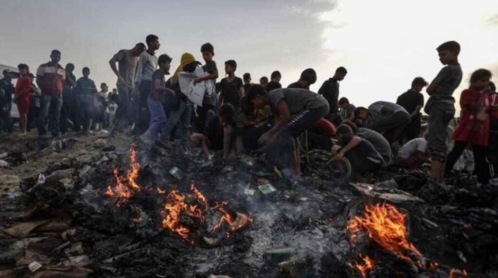 Civis palestinos na Faixa de Gaza