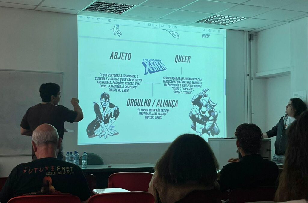 Imagem da palestra de Nataniel dos Santos Gomes.