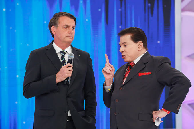 Silvio Santos e Jair Bolsonaro