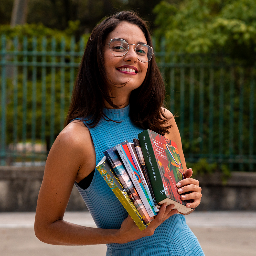 Eliz Oliveira, fundadora do clube de leitura Clube Nossa Literatura. 