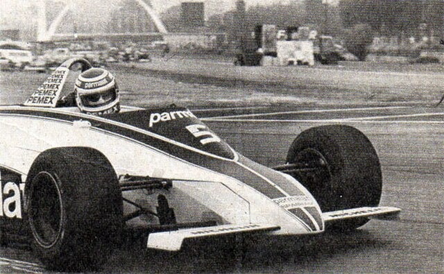 Carro de Nelson Piquet no GP da Argentina, em 1981