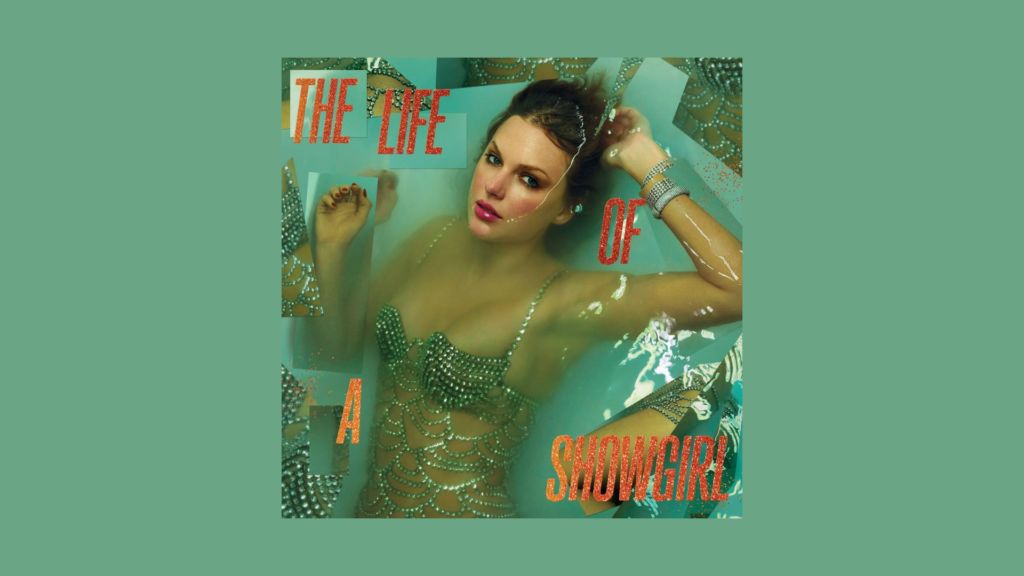 capa do álbum 'The Life of a Showgirl', da cantora Taylor Swift