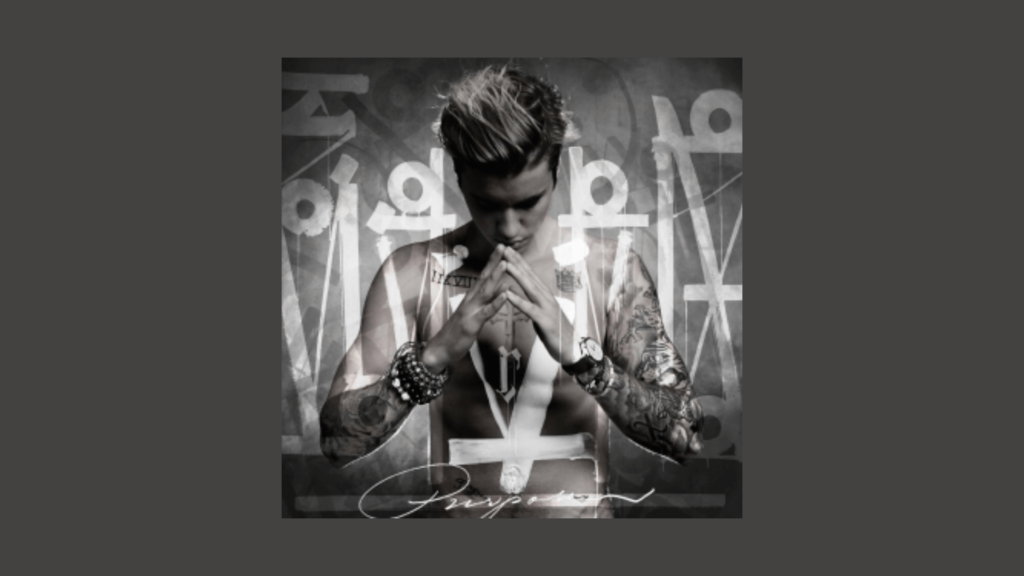 capa do álbum 'Purpose', do cantor Justin Bieber
