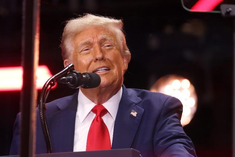 Na imagem o presidente dos Estados Unidos, Donald Trump
