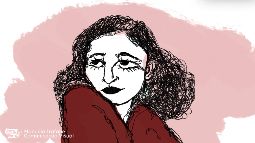Ilustração de Patrícia Galvão, a Pagú, escritora, poetisa e militante