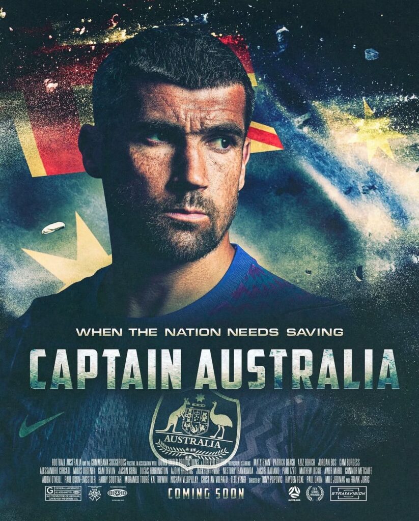 O goleiro Matthew Ryan é chamado de Capitão Austrália