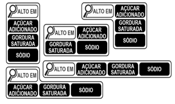 Tabela nutricional.