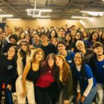 Plateia com as convidadas para a palestra do terceiro dia da II Semana do Audiovisual, Flaviaverso e Livresenhas