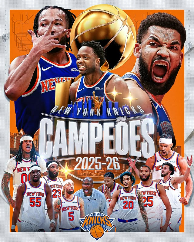 Pôster de divulgação dos campeões da NBA