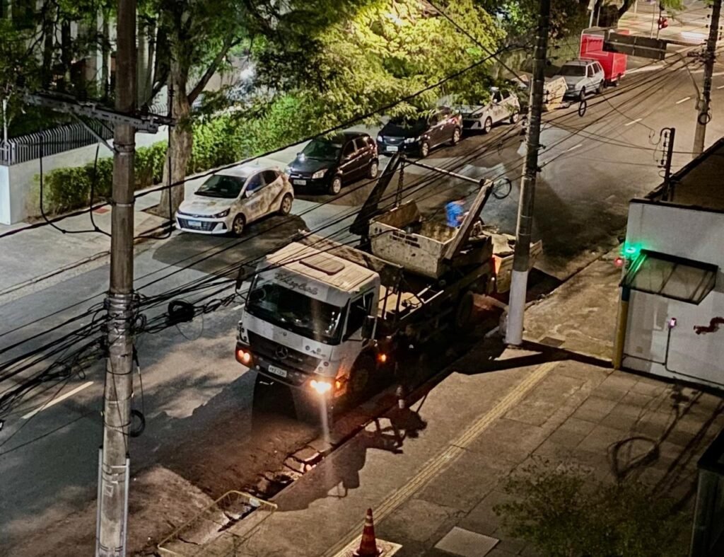 Poluição sonora causada por obras