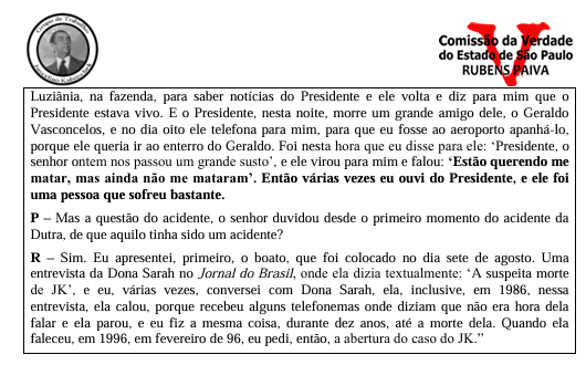 Texto em preto e branco
