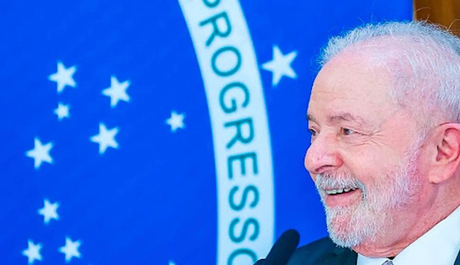Na imagem, o presidente Luiz Inácio Lula da Silva