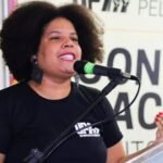 Na imagem, a candidata ao Planalto pela UP, Samara Martins