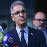 Na imagem, o candidato ao Planalto e ex-governador de Minas, Romeu Zema