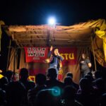 Na imagem, a candidata Vera Lúcia do PSTU