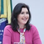 Na imagem, a candidata ao Senado por São Paulo, Simone Tebet