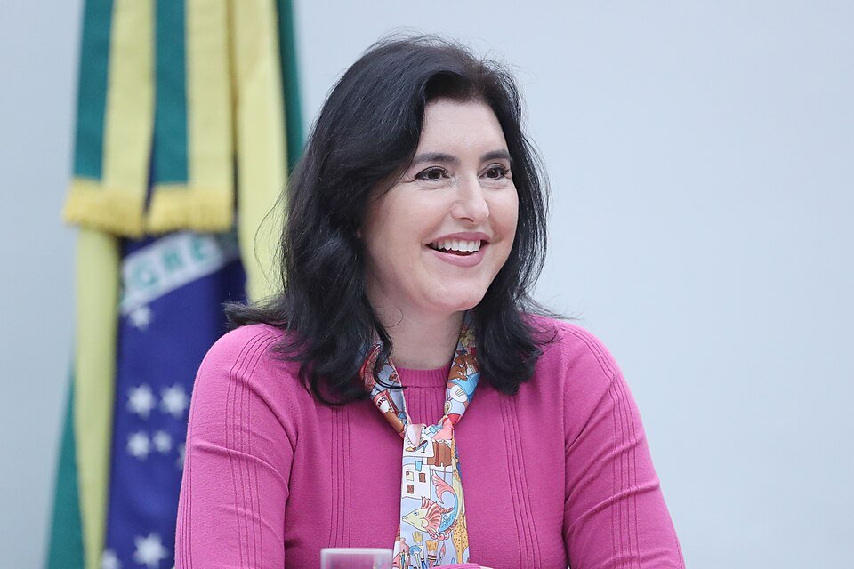 Na imagem, a candidata ao Senado por São Paulo, Simone Tebet