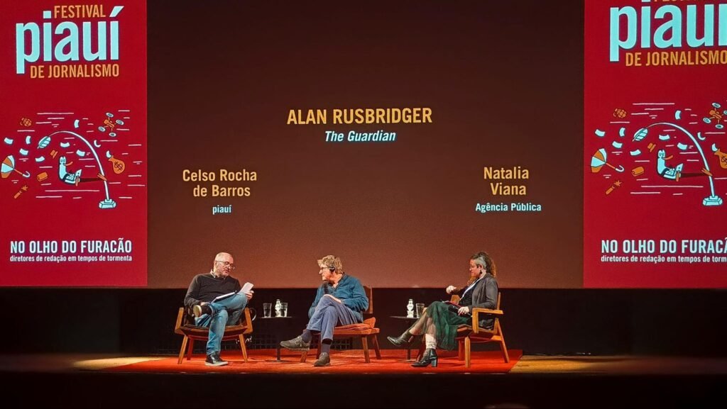 Terceira mesa do primeiro dia do 10° Festival piauí de Jornalismo