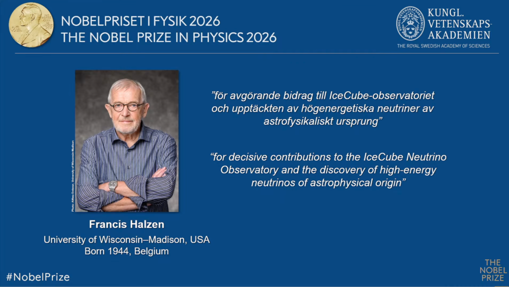 Prêmio nobel física 2026