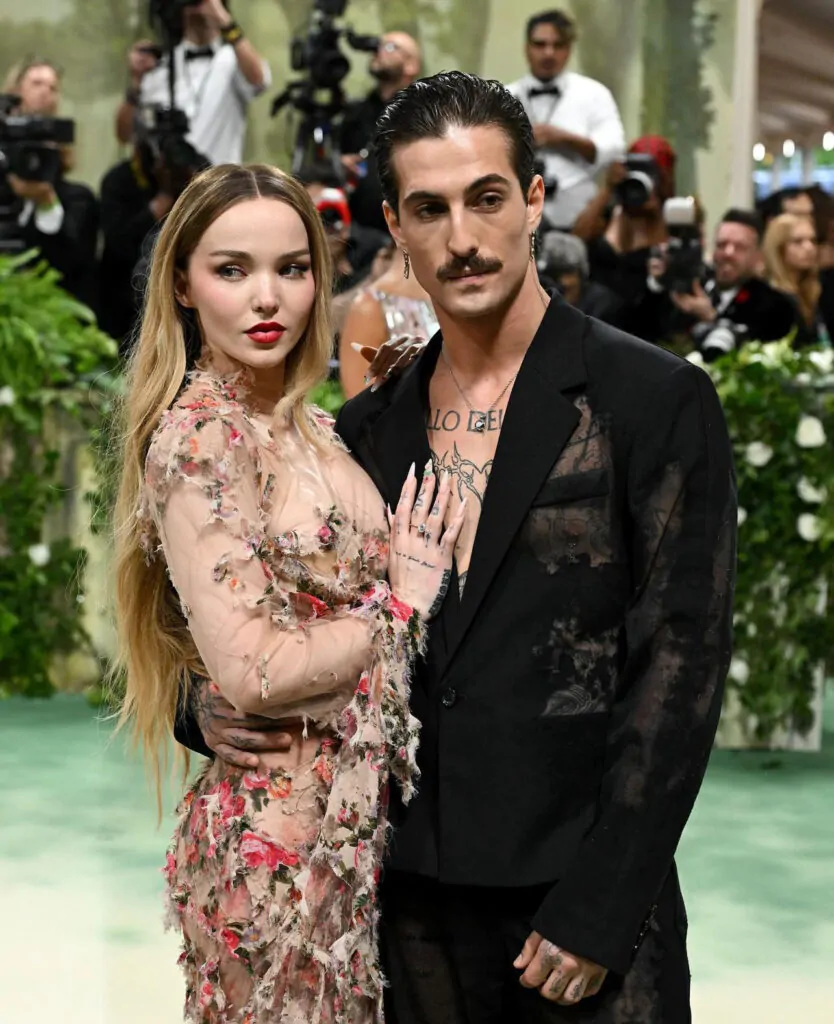 Damiano e Dove posam em foto no Met