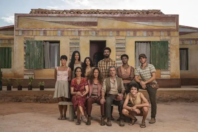 Família de Quinoto da novela No Rancho Fundo