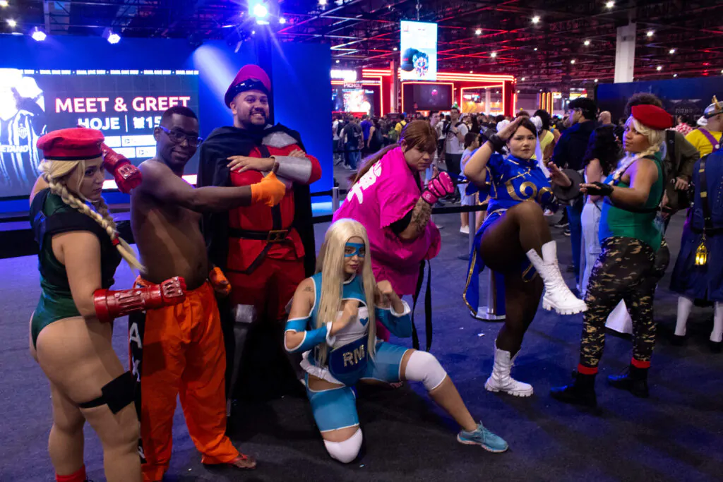 Cosplayers de Street Fighter