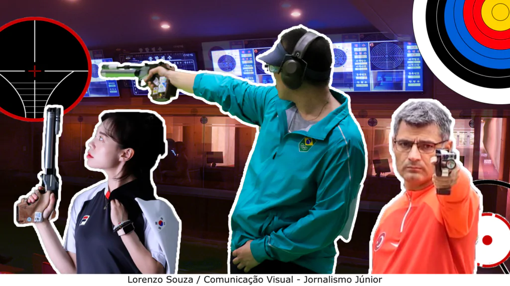 Praticantes de tiro esportivo