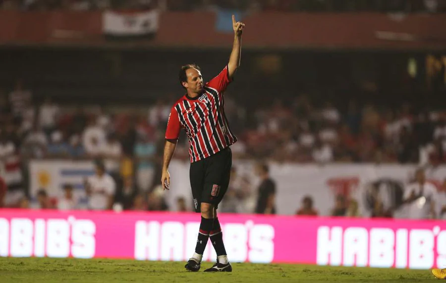 Rogério Ceni em seu jogo de despedida do São Paulo, no Morumbi