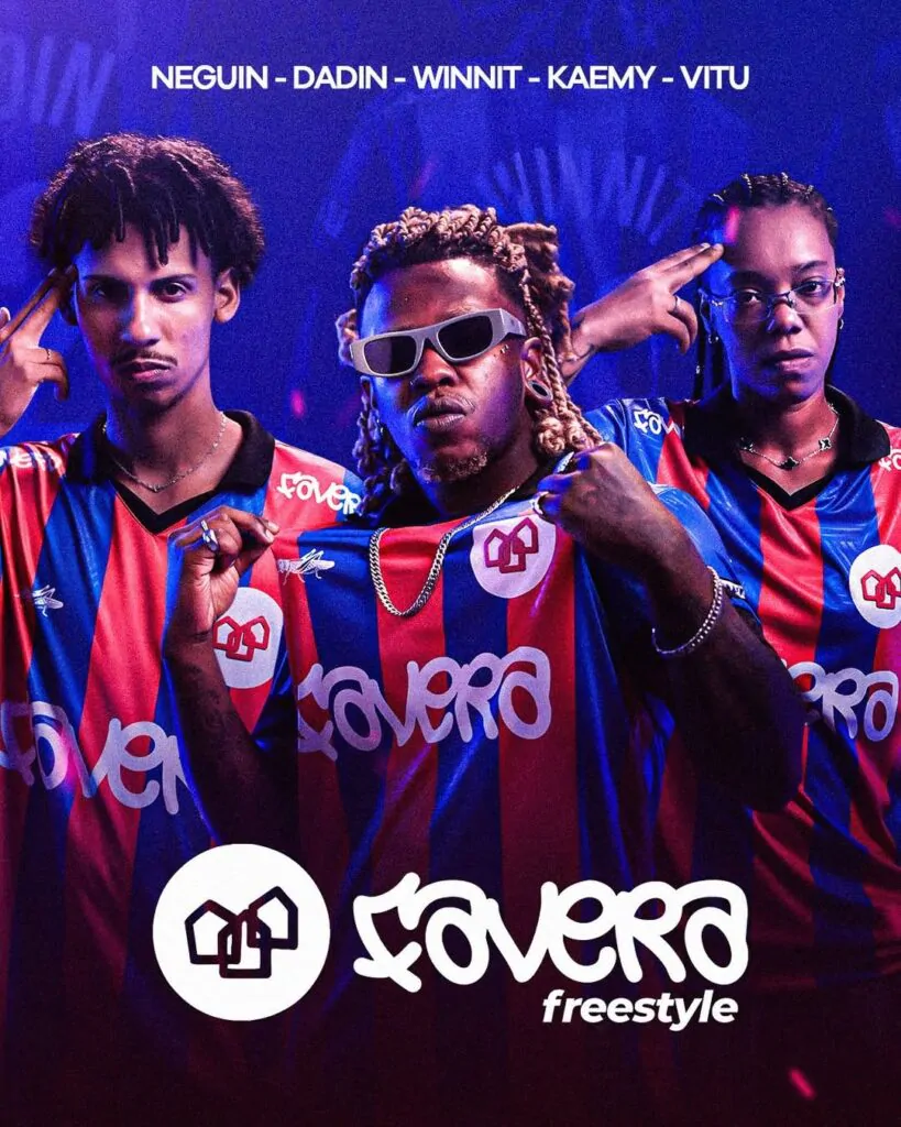 Poster de divulgação da apresentação do Favera freestyle no The Town 2025