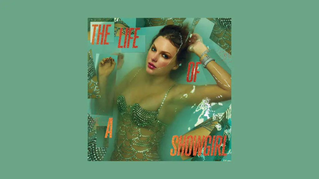 capa do álbum 'The Life of a Showgirl', da cantora Taylor Swift