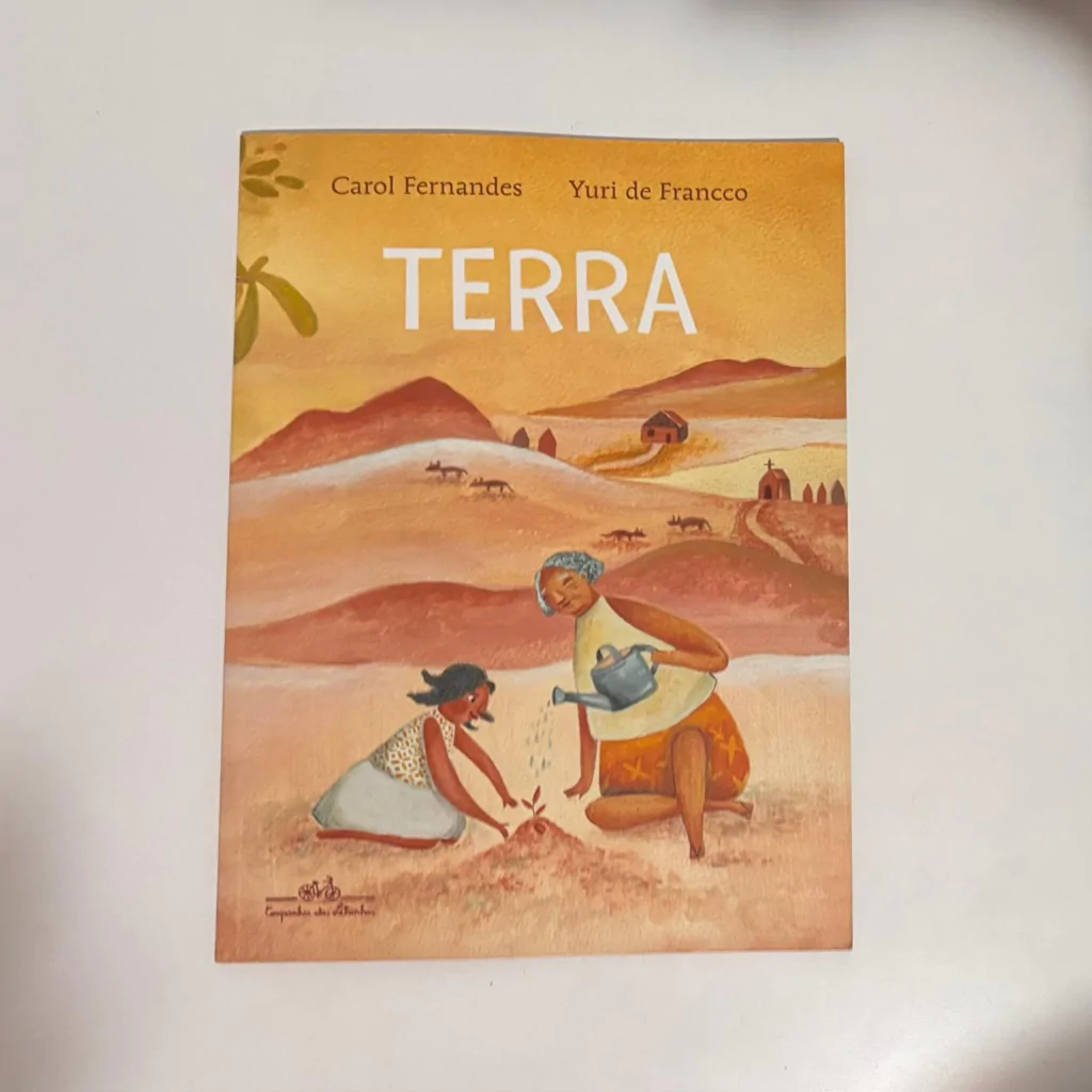 Capa do livro infantil "Terra"