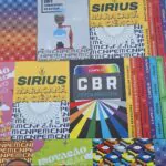 Cartazes de divulgação de evento na CNPEM.