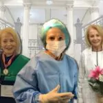 Montagem de várias fotos de Angelita Habr-Gama