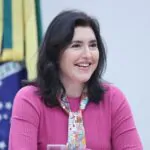 Na imagem, a candidata ao Senado por São Paulo, Simone Tebet