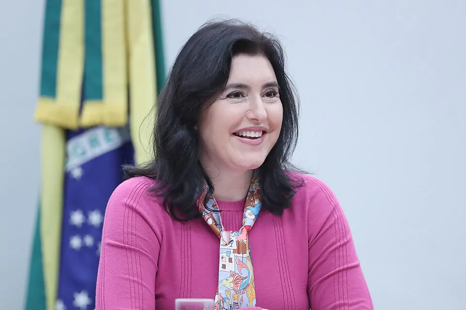 Na imagem, a candidata ao Senado por São Paulo, Simone Tebet