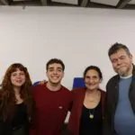 Na imagem, os convidados da mesa de jornalismo cultural da Semana de Jornalismo 2026