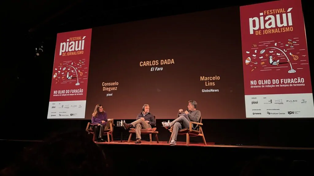 Primeira mesa do segundo dia do 10° Festival piauí de Jornalismo